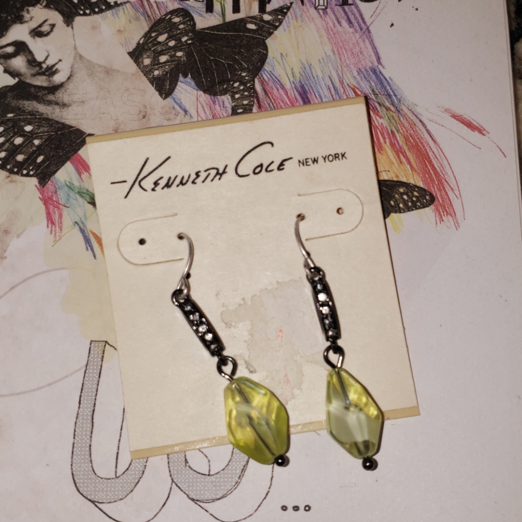 Lime Dangle Earrings